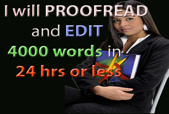 I will proofread and edit your book and novel