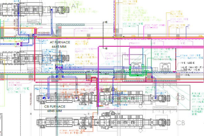 I will provide 2d, 3d plumbing and utility design and modeling