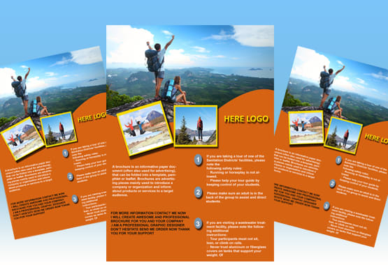 I will provide brochure design service