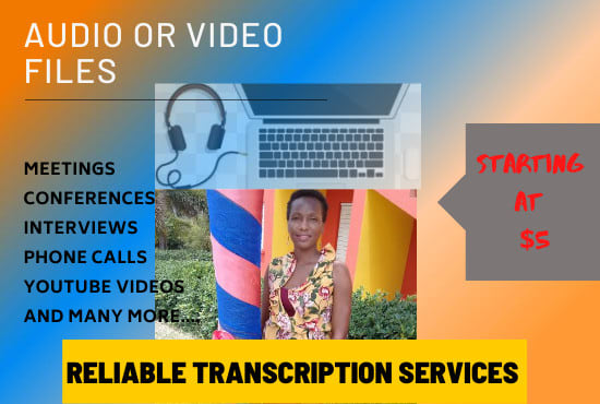 I will provide efficient transcription service