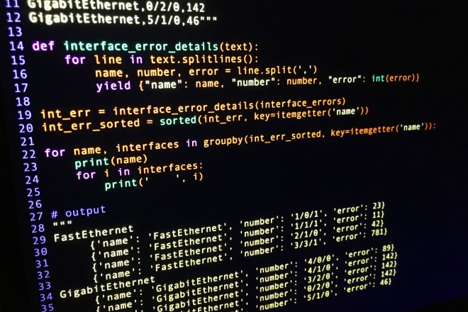 I will provide python network automation script for cisco devices