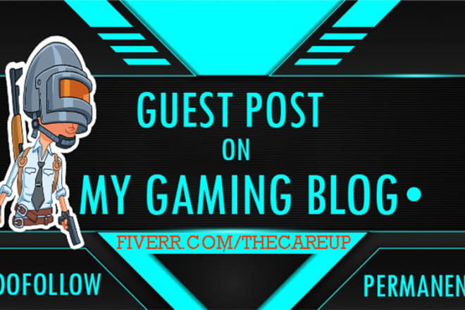 I will publish your article on my gaming blog