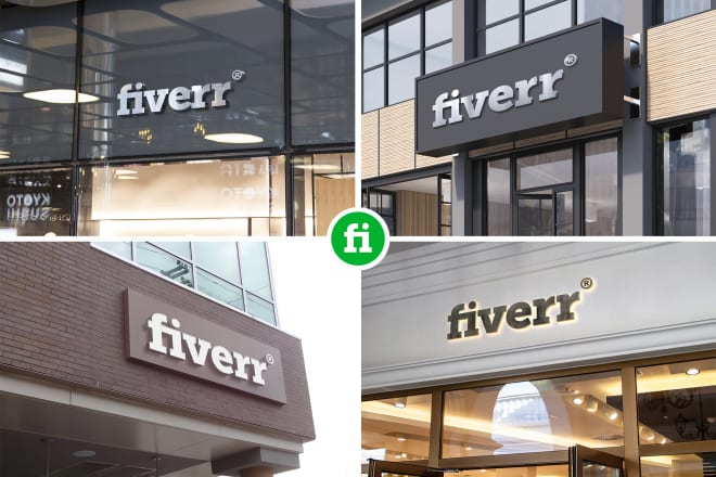 I will put your logo on 10 photorealistic shop mockups