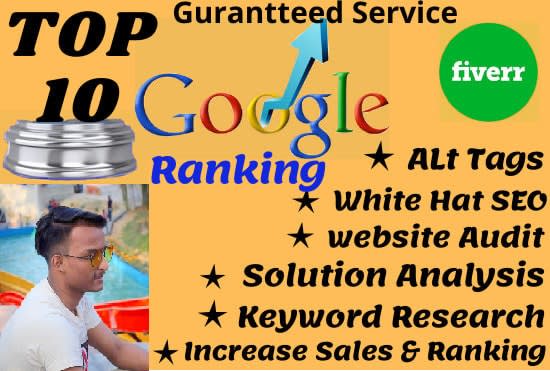 I will rank your website on google top page with best white hat SEO