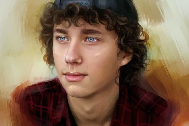 I will realistic digital portrait like oil painting