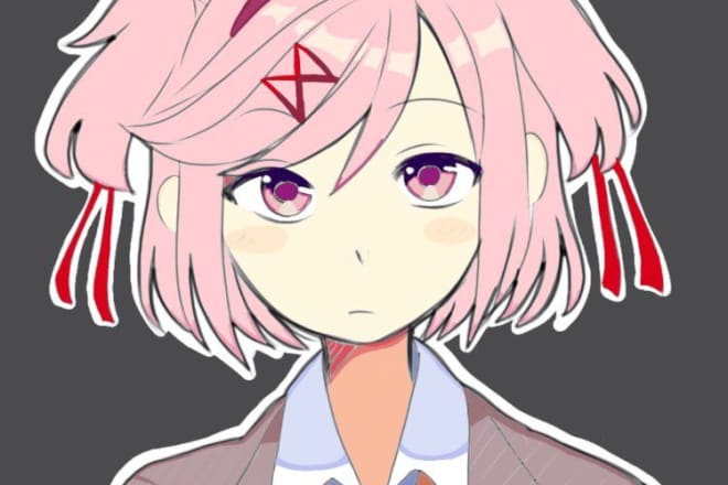 I will redraw anything you send to me into anime or cartoon