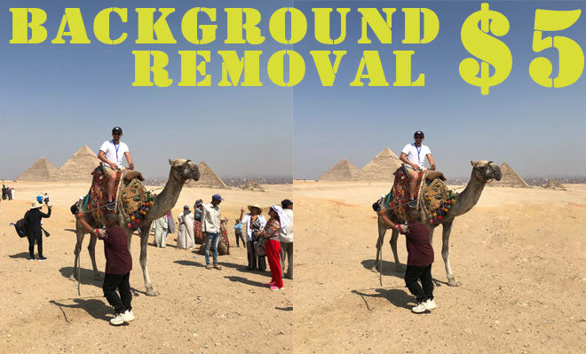 I will remove pictures background and editing in photoshop