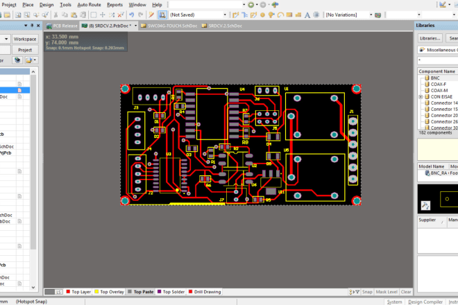 I will schematics and pcb design using altium and eagle