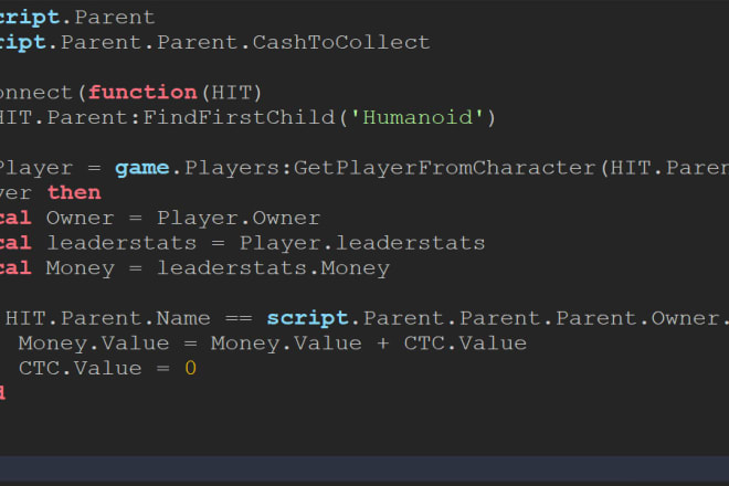 I will script for you on roblox