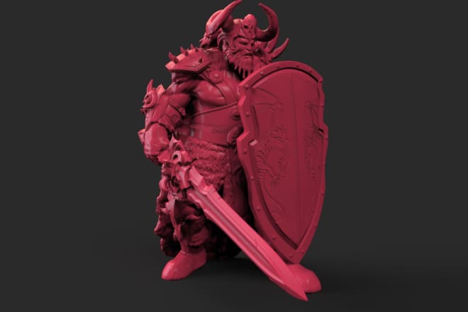 I will sculpt 3d model for 3d printing or games and other purposes