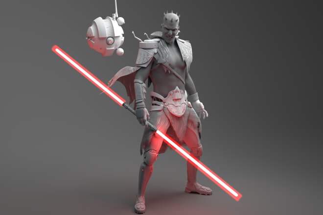 I will sculpt your concept art in zbrush for 3d printing