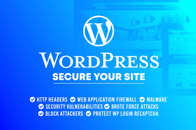 I will secure your wordpress site