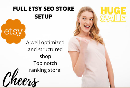 I will set up etsy store shop, etsy SEO promotion products listings