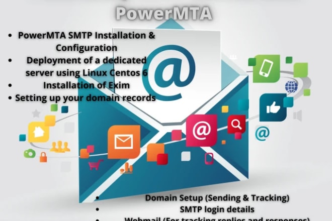 I will setup unlimited dedicated powermta smtp email server