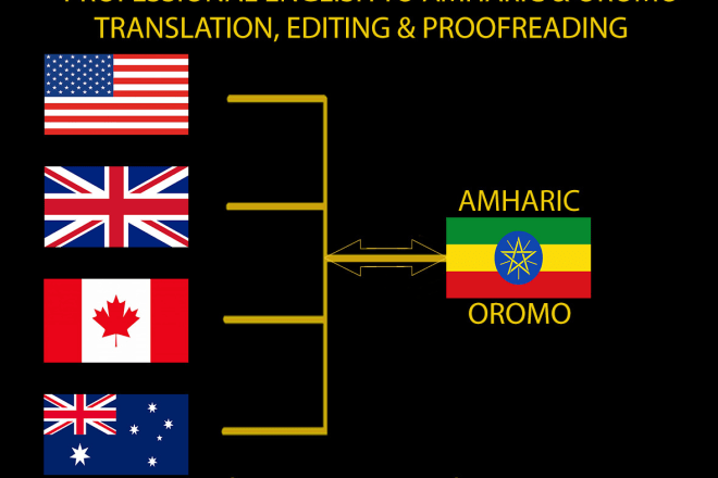 I will translate amharic to english and vice versa