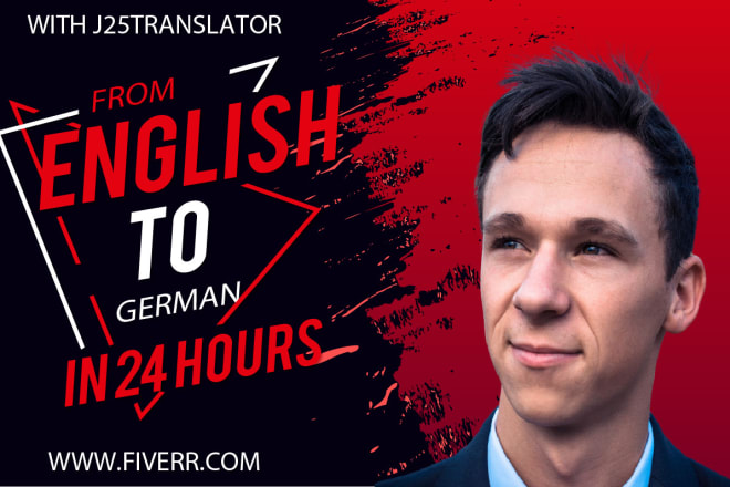 I will translate english to german