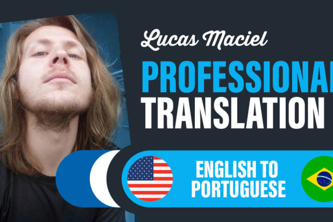 I will translate from english to portuguese