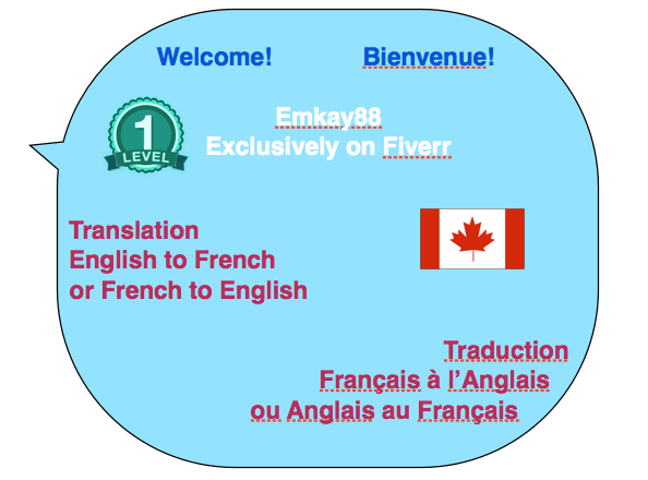I will translate from french to english or english to french