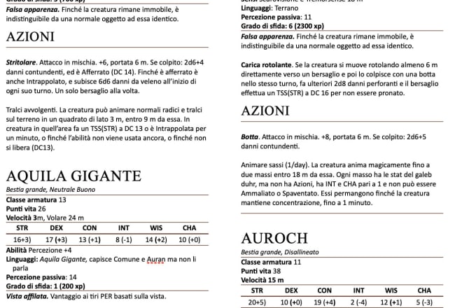 I will translate your english dnd homebrew into italian