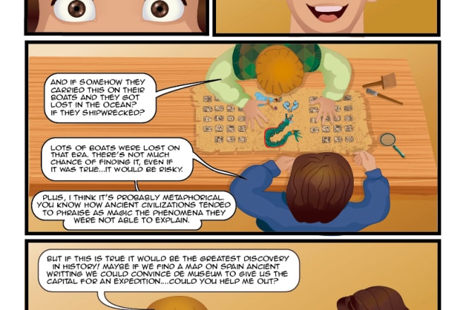I will translate your webcomic in spanish or english