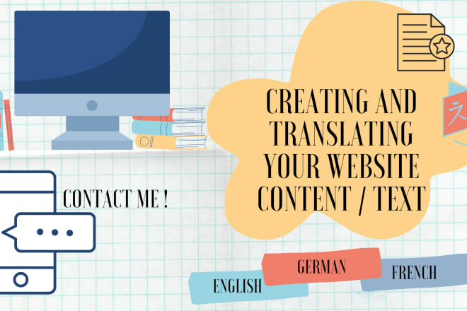 I will translate your website in french, german or english