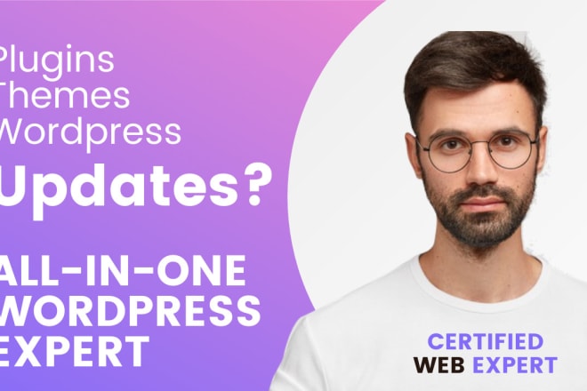 I will update wordpress, plugins manually