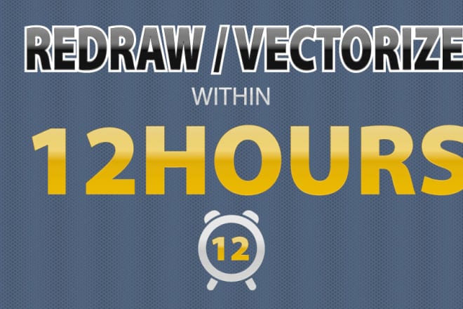 I will vectorize logo, vector tracing, convert image to vector