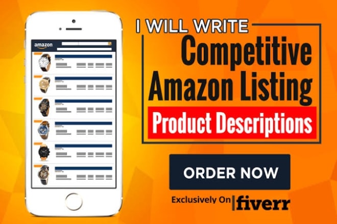 I will write a killer SEO amazon listing product