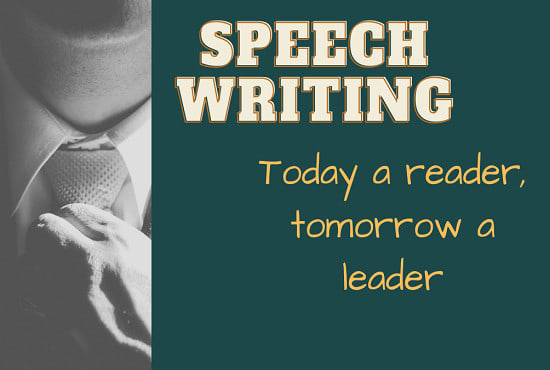 I will write a speech that will leave them speechless