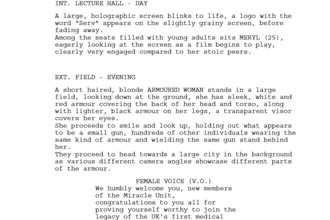 I will write dialogue for your video game