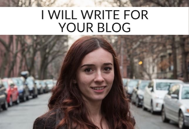 I will write for your blog