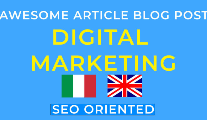 I will write marketing and business articles