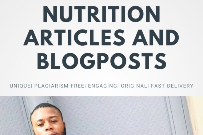 I will write SEO articles on keto, recipes, nutrition and fitness