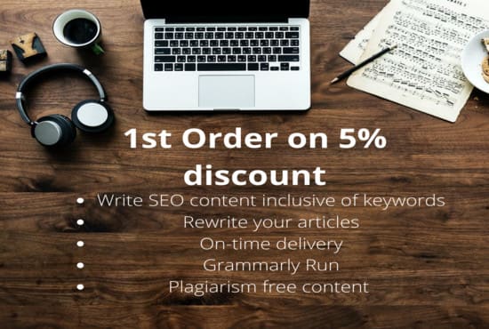 I will write SEO content and rewrite article for high quality