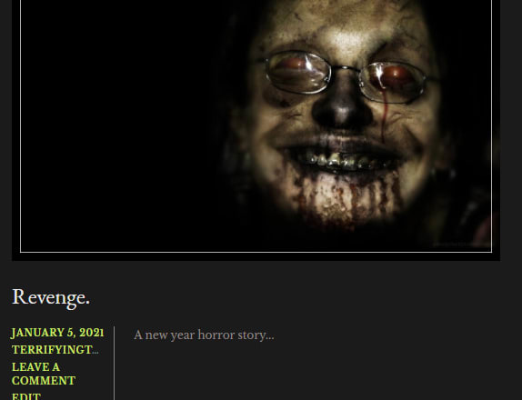 I will write stories 7 to 8 mints that will scare you to sleep