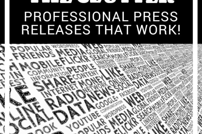 I will write you a press release that will cut through the clutter