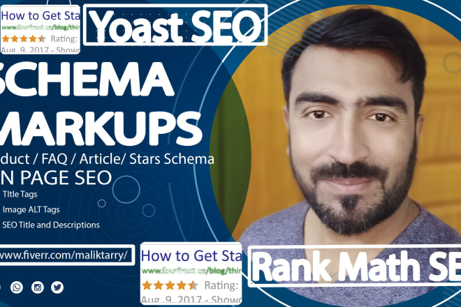 I will yoast SEO on page optimization, schema markups, rich snippets