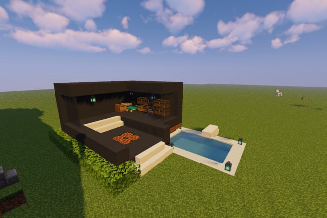 I will build a minecraft modern house
