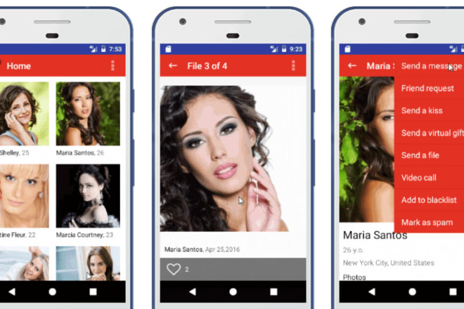 I will create responsive online dating app and website like tinder