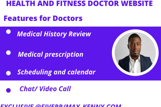 I will develop fitness and health, fitness website