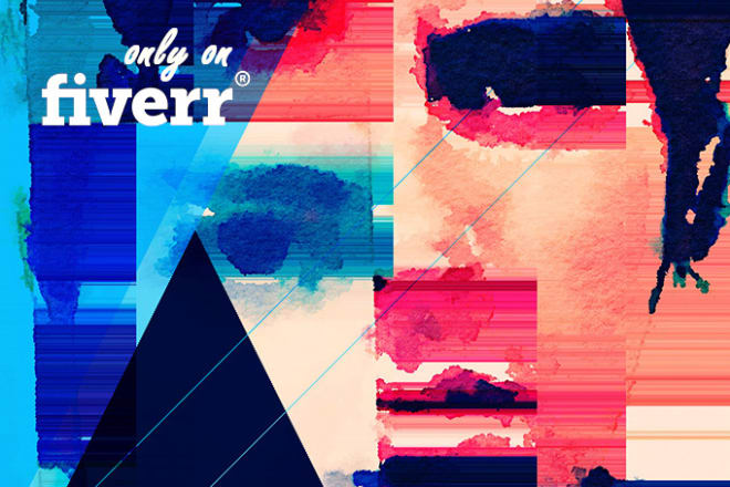I will do a illustration on my style of glitch art