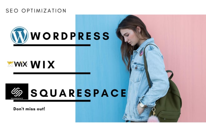 I will do expert SEO on wix, squarespace and wordpress to get more traffic