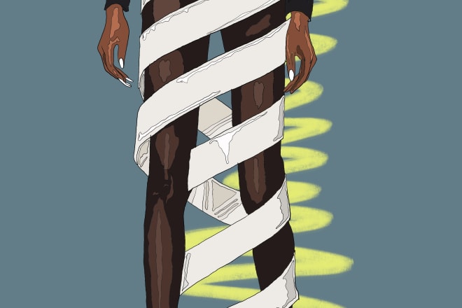 I will do professional fashion illustration fast