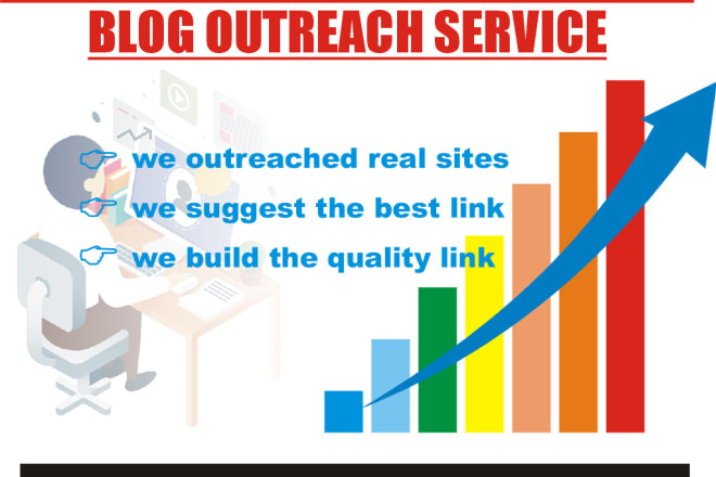 I will do SEO backlinks with blogger outreach for high quality link building service