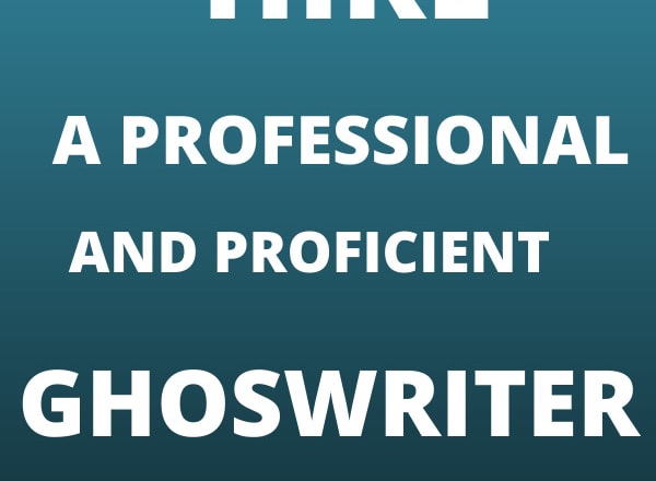 I will ghostwrite your ebooks,non fiction books ghostwriter