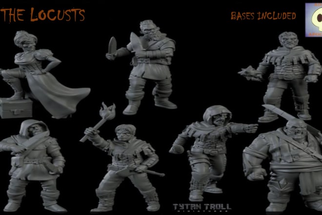 I will print for you the locusts miniatures