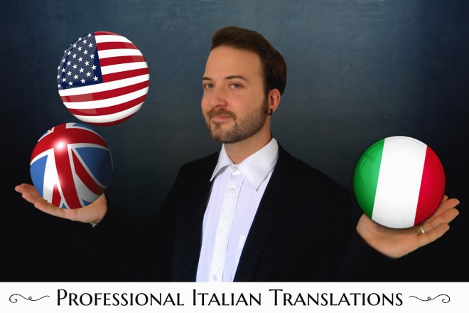 I will translate from english to italian and vice versa