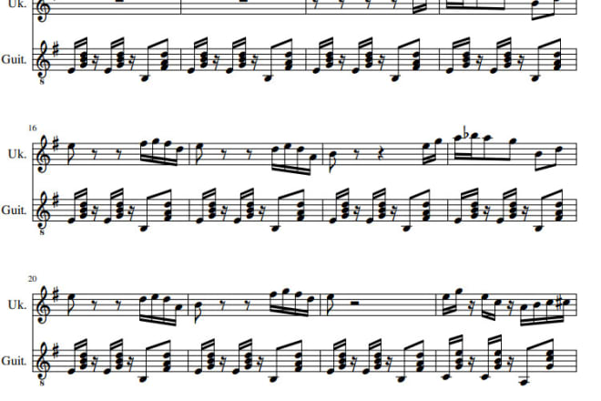 I will turn your music into partition