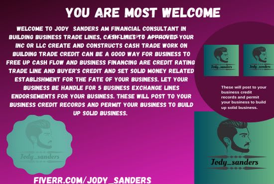 I will add 6 tradelines business for your business to build credit for llc, inc