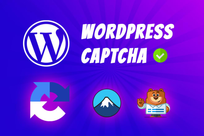 I will add captcha or recaptcha on your wordpress site